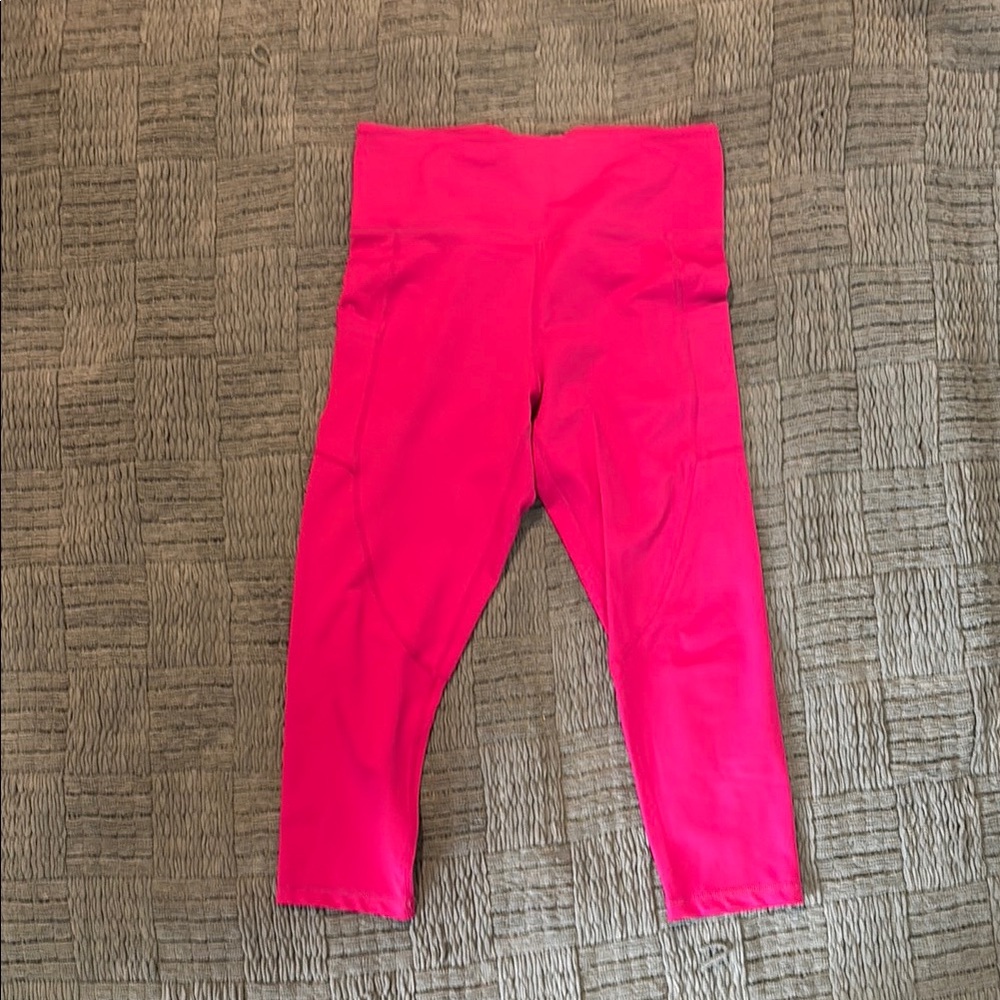 ZYIA Pink 7/8 Leggings with Pockets
